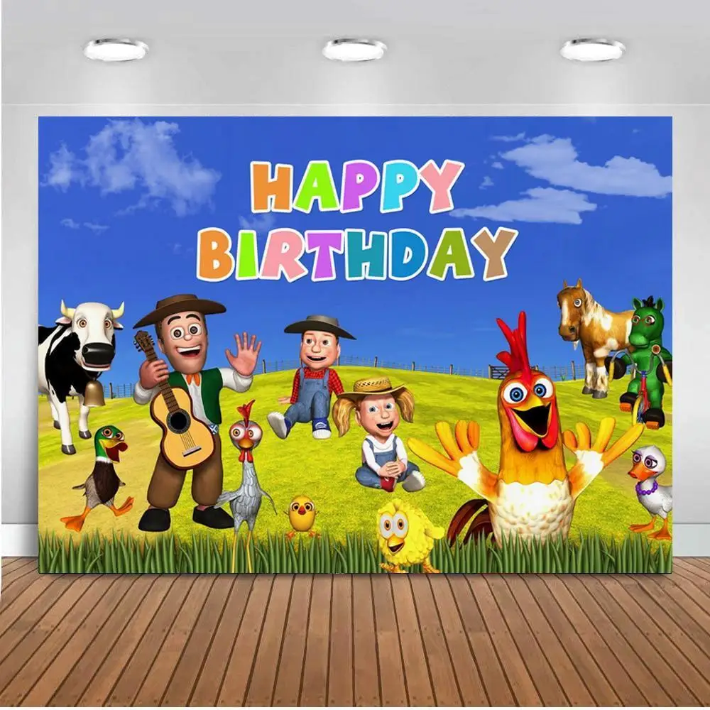 La Granja De Zenn Happy Birthday Backgrounds Party Decor Wall Boys Newborn Baby Shower Boda Farm Cartoon Photography Backdrops
La Granja De Zenn Happy Birthday Backgrounds Party Decor Wall Boys Newborn Baby Shower Boda Farm Cartoon Photography Backdrops