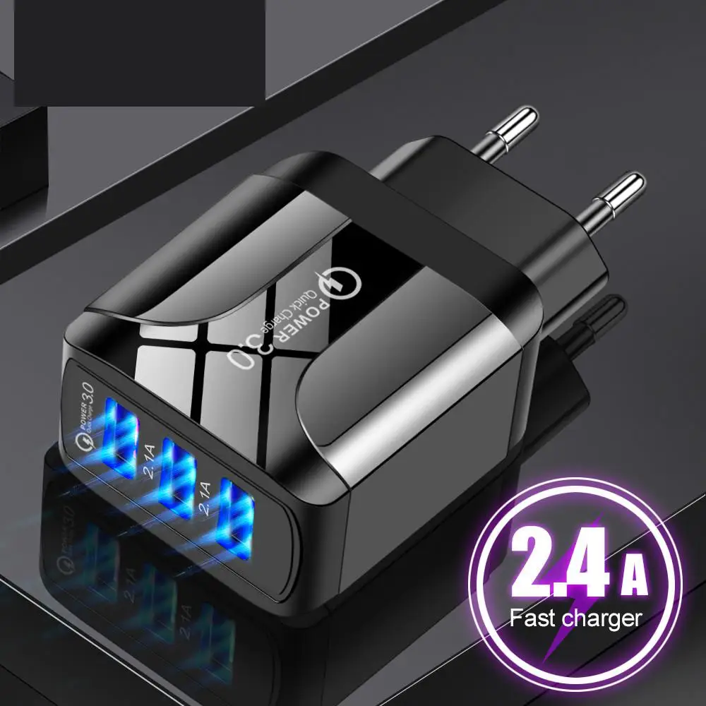 USB Mobile Phone Chargers Universal Adapter 5V Travel 3 USB Port Power Supply Charger PC UK/EU/US QC3.0 For iPhone Xiaomi Huawei
USB Mobile Phone Chargers Universal Adapter 5V Travel 3 USB Port Power Supply Charger PC UK/EU/US QC3.0 For iPhone Xiaomi Huawei