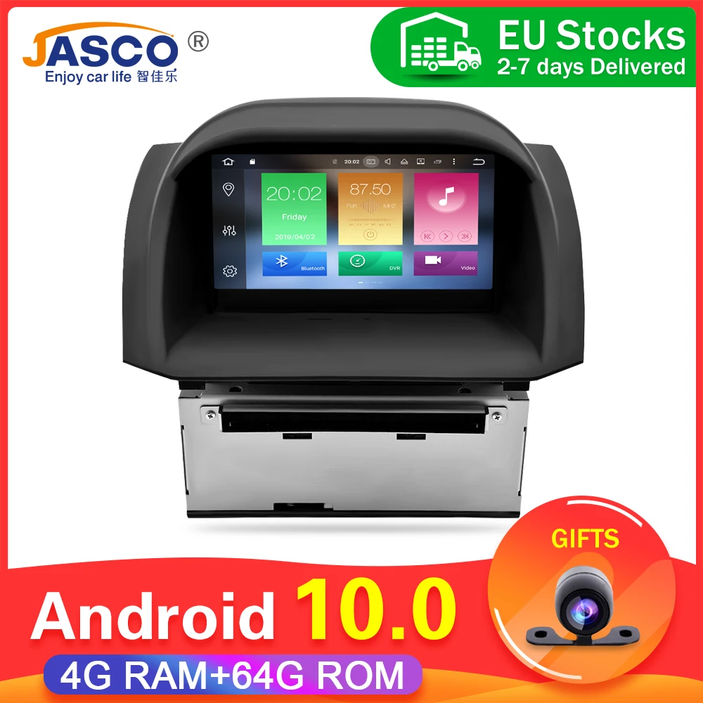 4 G Android 10 0 Автомобильный DVD стерео для Ford Fiesta 2013 2014 2015 2016 авто радио GPS Навигация