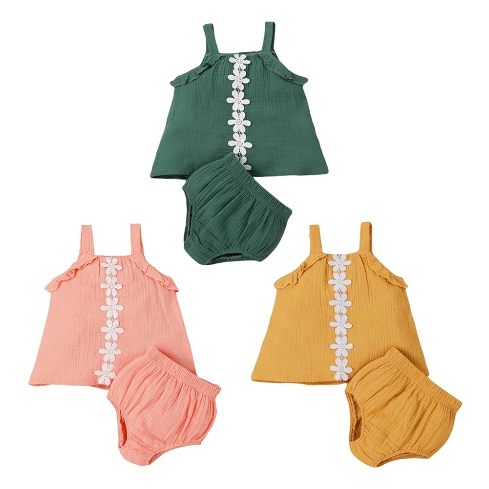 0-3T Toddler Newborn Baby Girls Clothing Set Sing Vest Tops +Triangle Shorts Baby Clothing Outfits
0-3T Toddler Newborn Baby Girls Clothing Set Sing Vest Tops +Triangle Shorts Baby Clothing Outfits