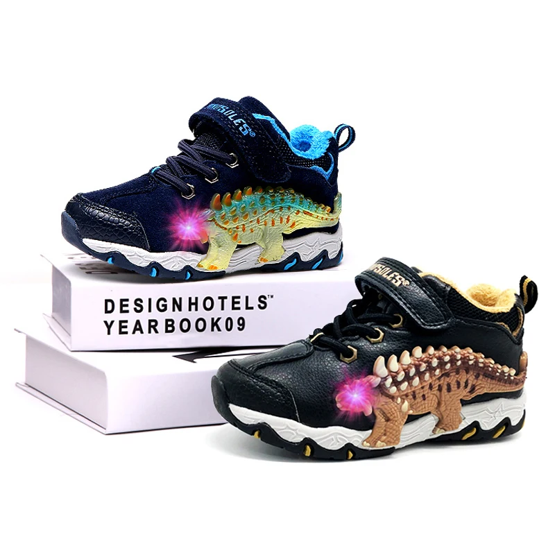 Dinosoles LED fleece warm children winter shoes sport baby boy snow sneakers light up kids snow boots skiing toddler trainers
Dinosoles LED fleece warm children winter shoes sport baby boy snow sneakers light up kids snow boots skiing toddler trainers