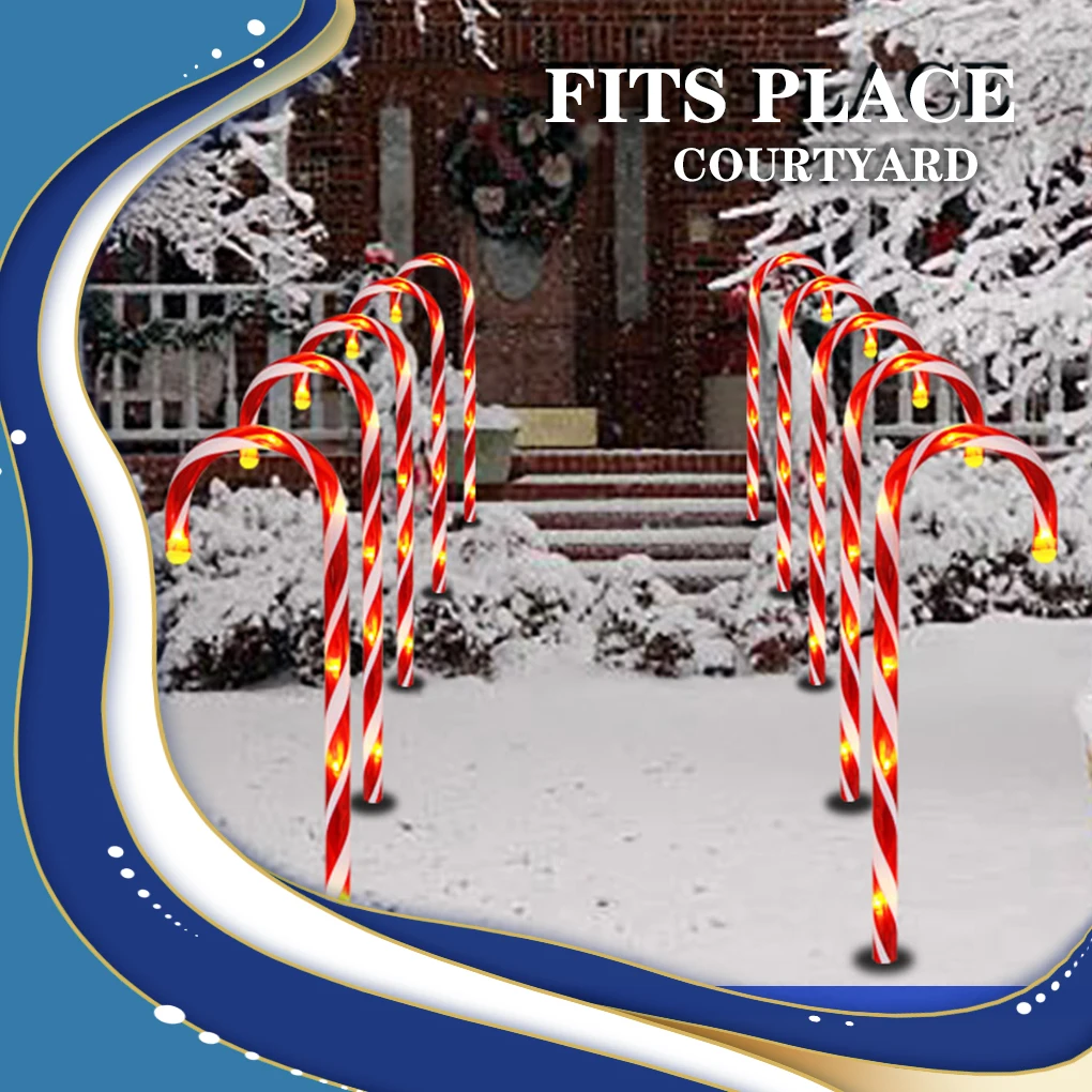 5pcs Solar Lamp Garden Light Christmas Decor Lawn Candy Cane Lights Solar Powered Garden Lights For Outdoor Garden Lighting
5pcs Solar Lamp Garden Light Christmas Decor Lawn Candy Cane Lights Solar Powered Garden Lights For Outdoor Garden Lighting