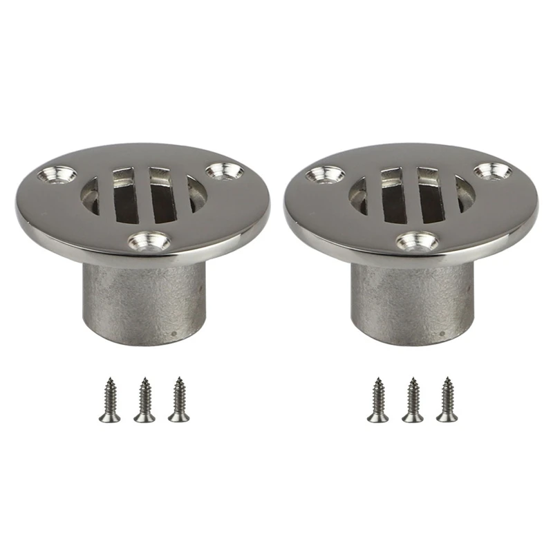 2Xboat Floor Deck Drain Marine Grade Stainless Steel for Boat Yacht Deck Drainage Hardware Replacement Accessories
2Xboat Floor Deck Drain Marine Grade Stainless Steel for Boat Yacht Deck Drainage Hardware Replacement Accessories