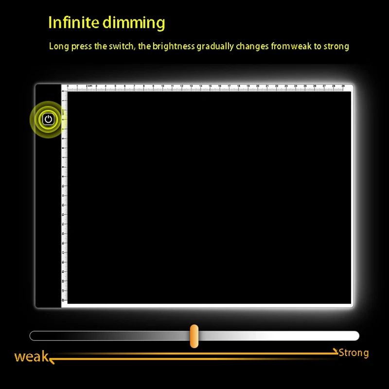 A4A5 Transparent Writing Board Led Copy Table Copy Luminous Transparent Writing Board Suitable for Office Art Creation
A4A5 Transparent Writing Board Led Copy Table Copy Luminous Transparent Writing Board Suitable for Office Art Creation