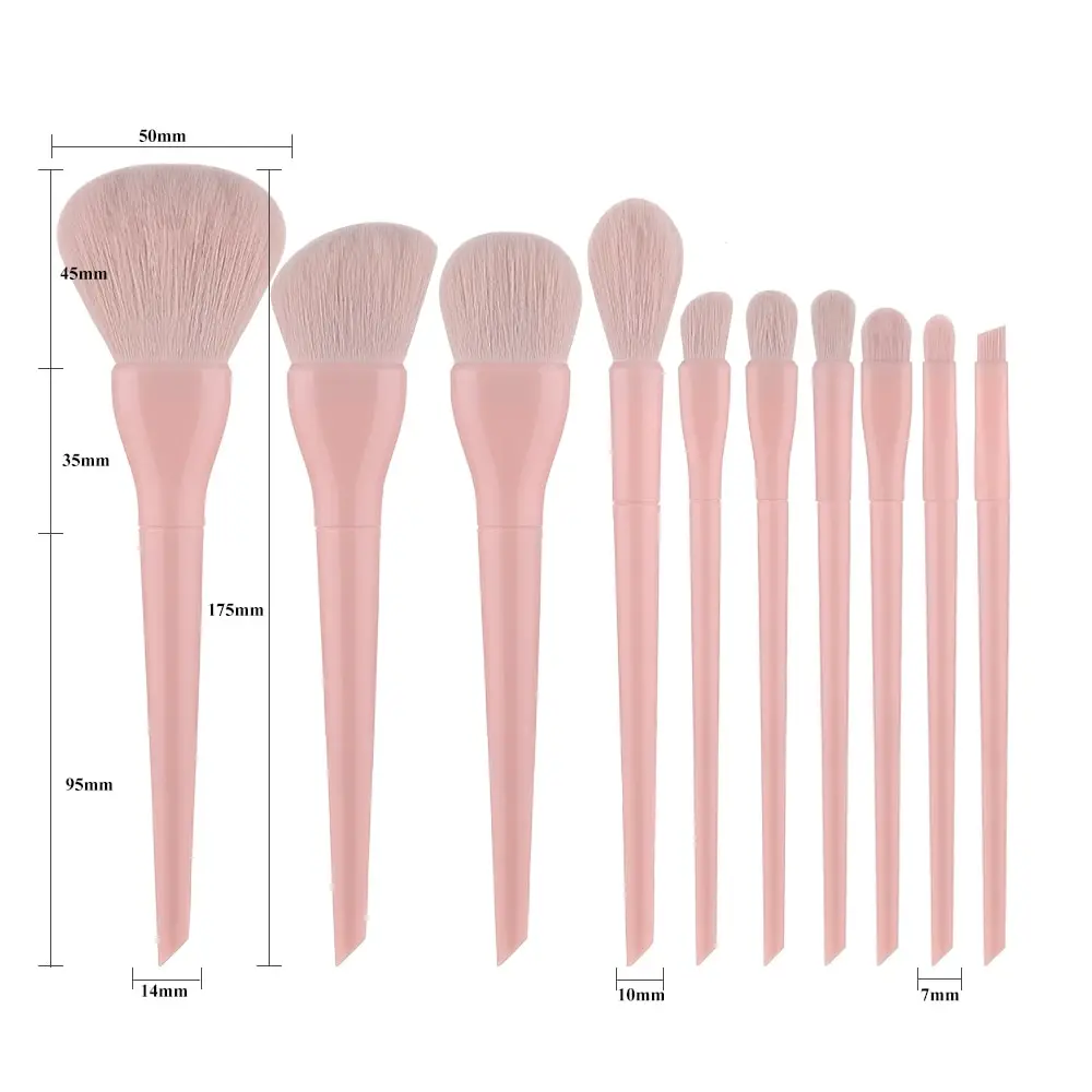 10pcs Natural Hair Colorful Makeup Brushes Professional Foundation Powder Blush Eyeshadow Eyebrow Kabuki Blending Brush Set
10pcs Natural Hair Colorful Makeup Brushes Professional Foundation Powder Blush Eyeshadow Eyebrow Kabuki Blending Brush Set