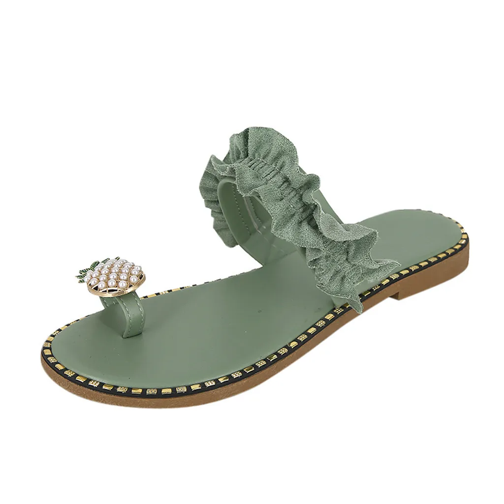 Ladies Flat Beach Shoes Girls Pineapple Pearl Bohemian Style Casual Sandals Slippers Beach ShoesBottes Roman Sandales #35
Ladies Flat Beach Shoes Girls Pineapple Pearl Bohemian Style Casual Sandals Slippers Beach ShoesBottes Roman Sandales #35
