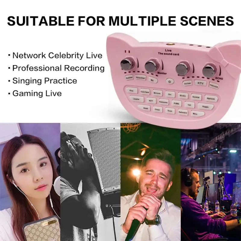 V9 12 Mode Live Sound Card Sound Mixer Board For Live Streaming, Voice Changer Sound Card Multiple Sound Effects Audio Mixer
V9 12 Mode Live Sound Card Sound Mixer Board For Live Streaming, Voice Changer Sound Card Multiple Sound Effects Audio Mixer