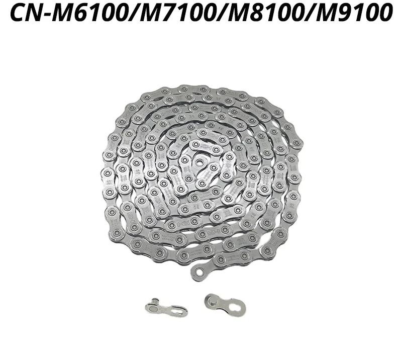 M6100 M7100 M8100 M9100 Chain 12 Speed Mountain Bike Bicycle 12s current MTB Parts WITH QUICK LINK
M6100 M7100 M8100 M9100 Chain 12 Speed Mountain Bike Bicycle 12s current MTB Parts WITH QUICK LINK