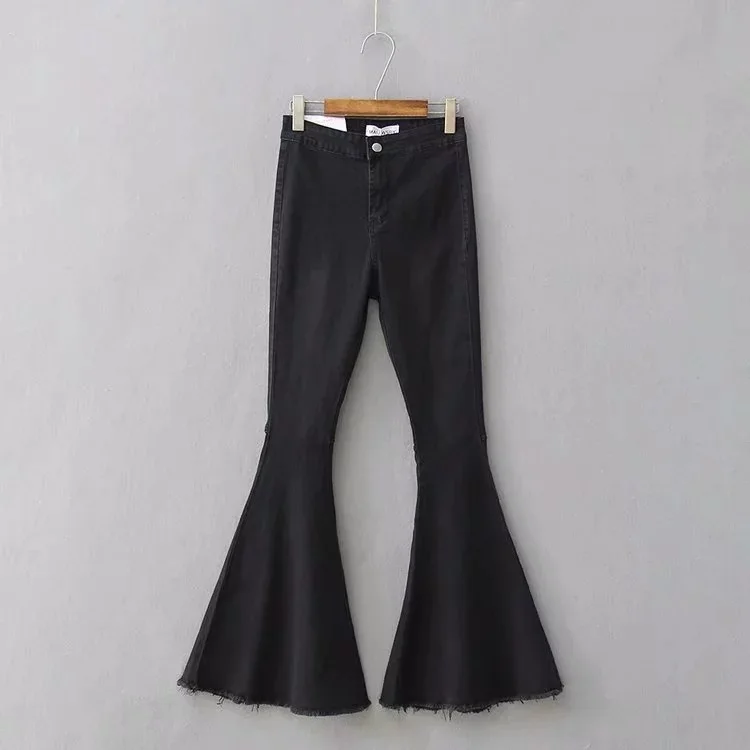 Women New Autumn Winter High Waist Jeans Mom Stretch Female Flare Jeans For Women Wash Denim Plus Size Wide Leg Skinny Jeans 
Women New Autumn Winter High Waist Jeans Mom Stretch Female Flare Jeans For Women Wash Denim Plus Size Wide Leg Skinny Jeans