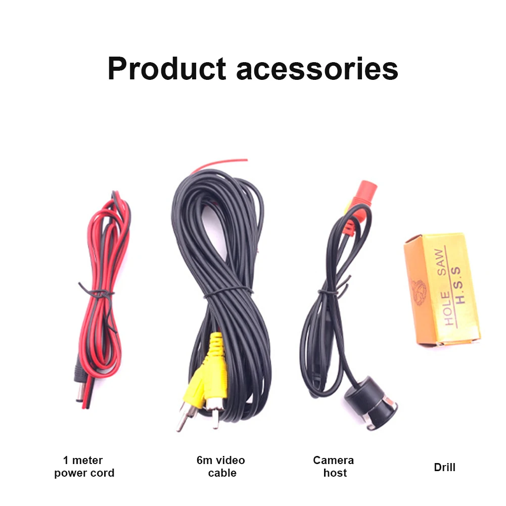 Car Reverse Camera HD CCD Image Sensor Night Vision Rear View Camera Backup Parking Cam 170 Angle Waterproof Reversing Monitor
Car Reverse Camera HD CCD Image Sensor Night Vision Rear View Camera Backup Parking Cam 170 Angle Waterproof Reversing Monitor