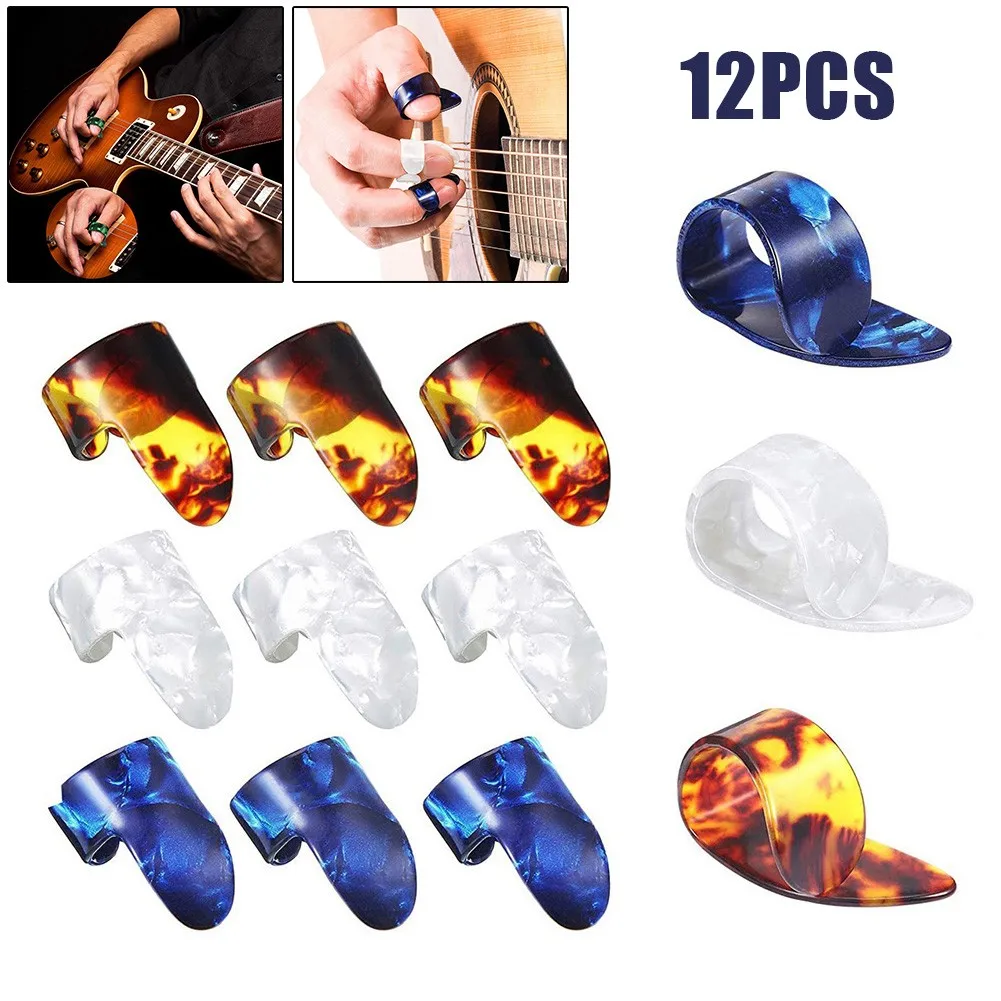 12 Pcs Acoustic Guitar Thumb Picks Finger Picks Flat Thumbpicks Celluloid Guitar Thumb Picks Thickness 1.5mm Parts Accessories
12 Pcs Acoustic Guitar Thumb Picks Finger Picks Flat Thumbpicks Celluloid Guitar Thumb Picks Thickness 1.5mm Parts Accessories