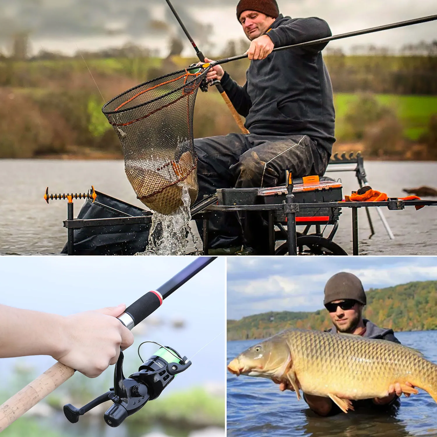 Sougayilang 2.7m/3.0m/3.3m Feeder Fishing Rod Portable Telescopic Professional High Carbon Carp Lure Weight 120-180g De Pesca
Sougayilang 2.7m/3.0m/3.3m Feeder Fishing Rod Portable Telescopic Professional High Carbon Carp Lure Weight 120-180g De Pesca