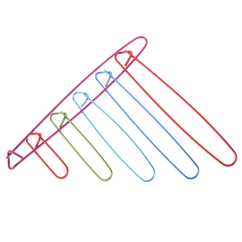 6Pcs/lot Marker Stitch Holder Needle Clip Craft Safety Pins Knitting Crochet Weaving Sewing Tools Multi-color 
6Pcs/lot Marker Stitch Holder Needle Clip Craft Safety Pins Knitting Crochet Weaving Sewing Tools Multi-color