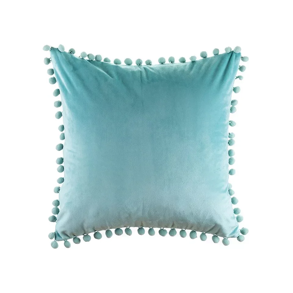 Cushion Cover Sofa Pillow Cover Bright Color Series Modern Minimalist Pompom Lace Pillow Solid Color Living Room Sofa Seat
Cushion Cover Sofa Pillow Cover Bright Color Series Modern Minimalist Pompom Lace Pillow Solid Color Living Room Sofa Seat