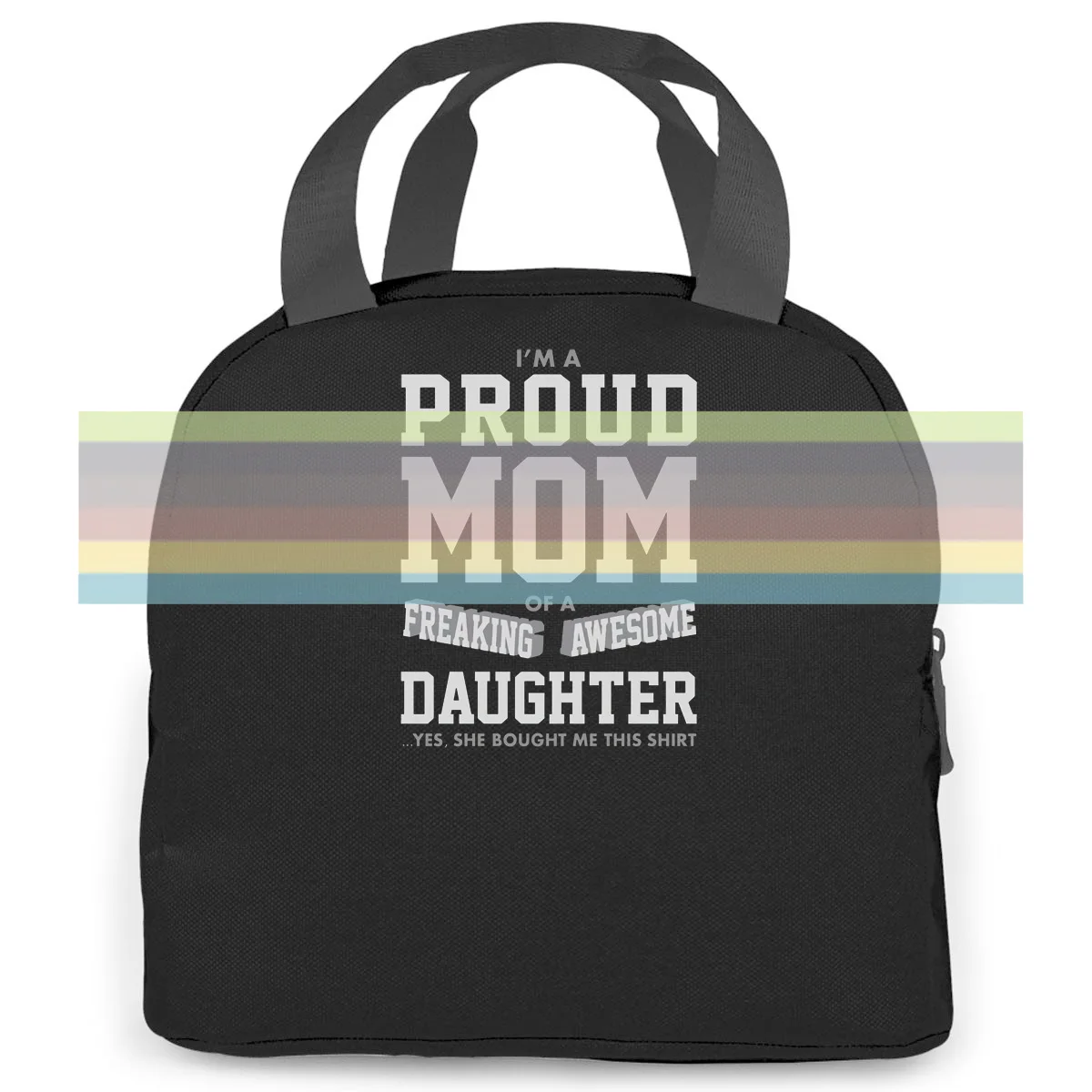 Proud Mom Of A Freaking Awesome Daughter for Mom Mother's Day Punk women men Portable insulated lunch bag adult
Proud Mom Of A Freaking Awesome Daughter for Mom Mother's Day Punk women men Portable insulated lunch bag adult