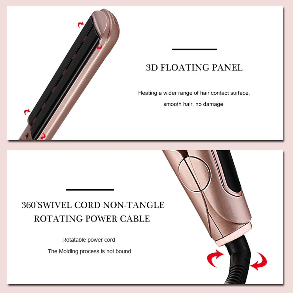 2 in 1 Professional Hair Tools Curling Iron Hair Straightener Hair Styler Hair Waver Styling Tools Hair Curlers Electric Curling
2 in 1 Professional Hair Tools Curling Iron Hair Straightener Hair Styler Hair Waver Styling Tools Hair Curlers Electric Curling