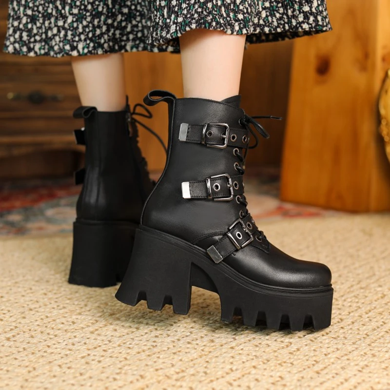 2021 Fall Shoes Women Square Toe Solid Platform Boots Cute Shoes Women Boots Size 41 Black Leather Boots Women Punk Women Shoes
2021 Fall Shoes Women Square Toe Solid Platform Boots Cute Shoes Women Boots Size 41 Black Leather Boots Women Punk Women Shoes