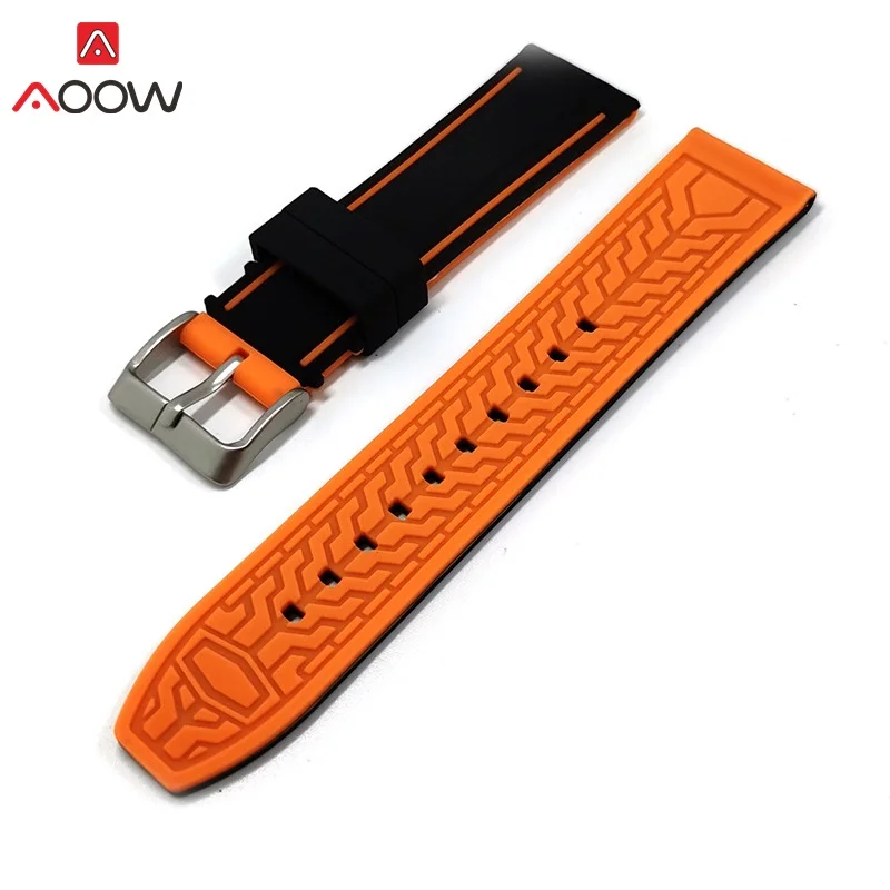 22mm Soft Sport Silicone Watchband Diving Waterproof Replacement Bracelet Band Strap Watch Accessories
22mm Soft Sport Silicone Watchband Diving Waterproof Replacement Bracelet Band Strap Watch Accessories