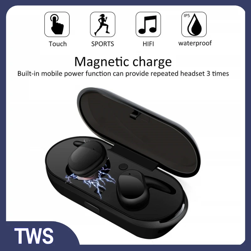 Wireless Bluetooth TWS4 Earphones Touch Control Stereo Bass Earphone Earbuds Waterproof Sport Headset For IPhone Xiaomi Huawei
Wireless Bluetooth TWS4 Earphones Touch Control Stereo Bass Earphone Earbuds Waterproof Sport Headset For IPhone Xiaomi Huawei