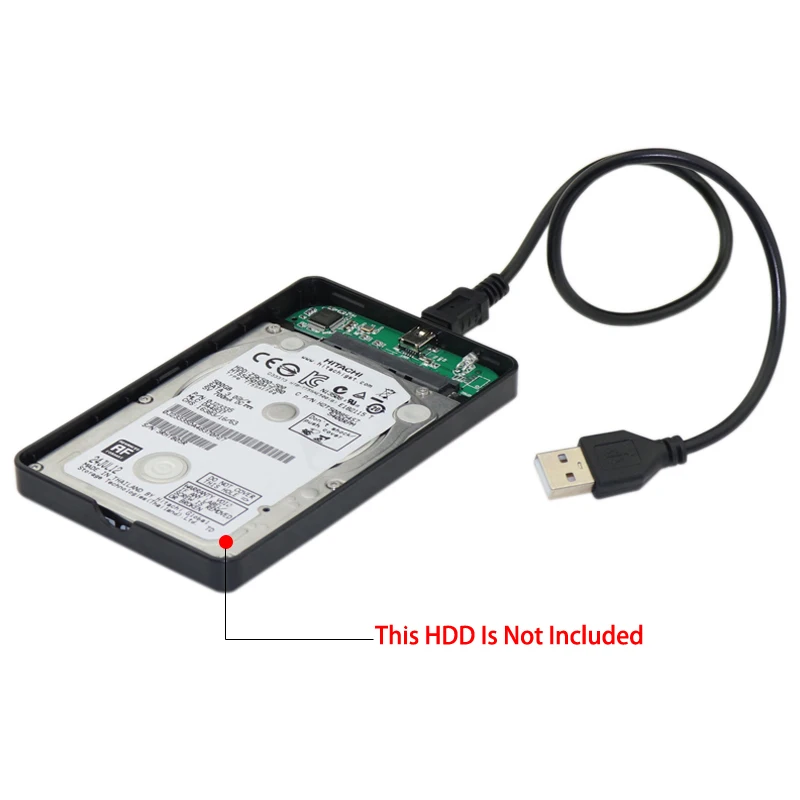 Чехол для внешнего жесткого диска 2 0 дюйма USB 5 SATA | Компьютеры и офис