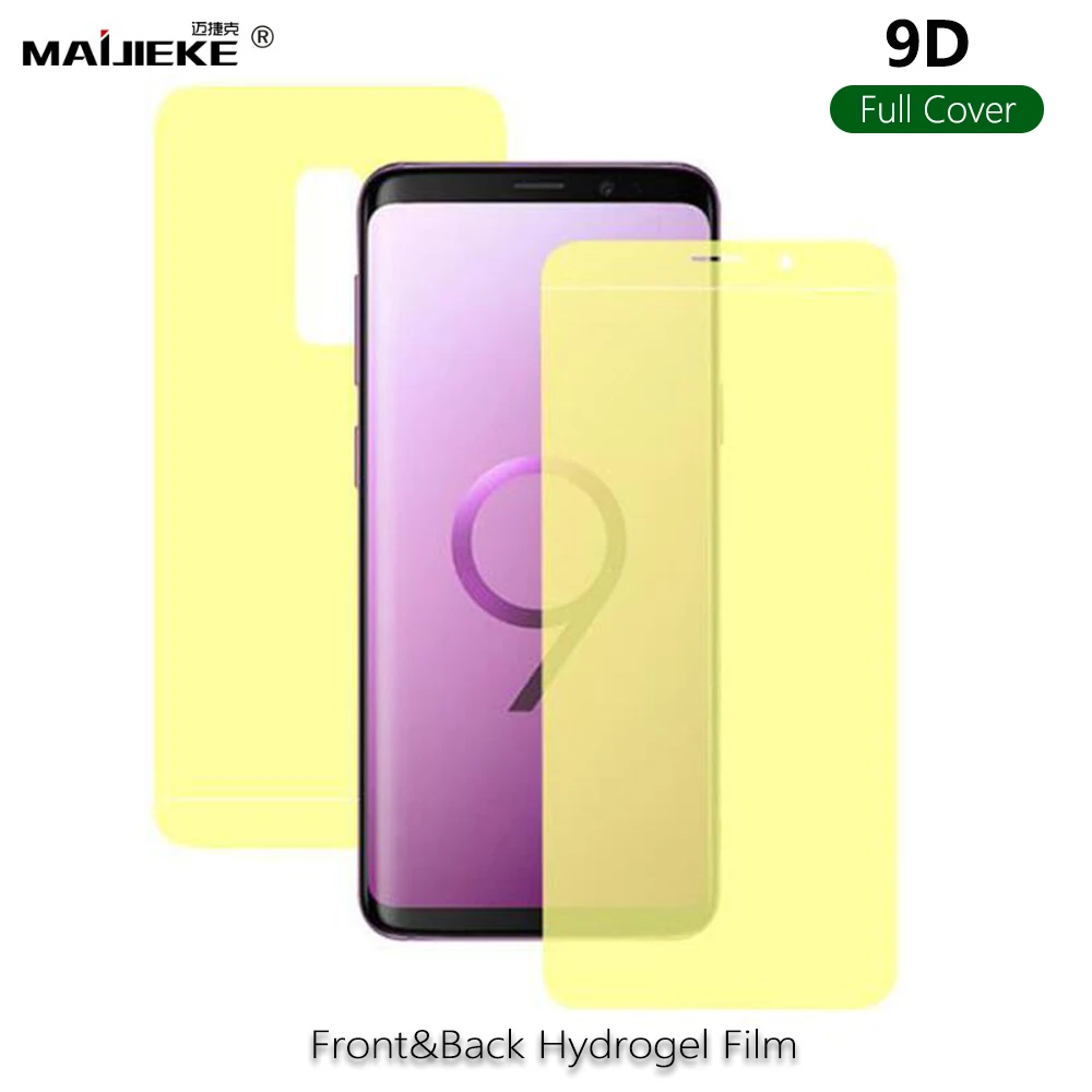 9D Front Back Screen Protector For Samsung Galaxy Note 10 plus Note 9 8 S11 plus S9 S8 S10 Plus S10e S10 5g Soft Hydrogel Film
9D Front Back Screen Protector For Samsung Galaxy Note 10 plus Note 9 8 S11 plus S9 S8 S10 Plus S10e S10 5g Soft Hydrogel Film