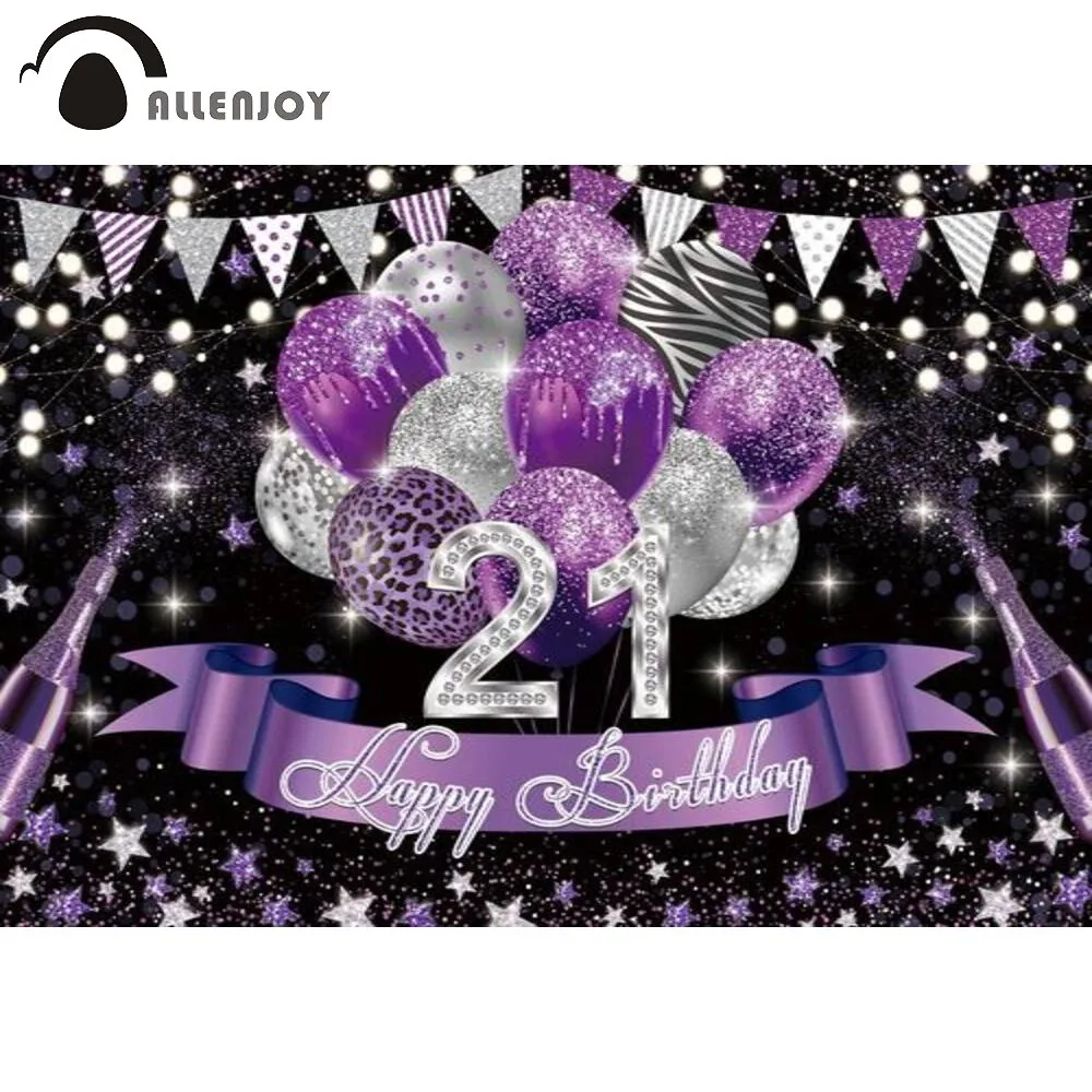 Allenjoy Happy Birthday Backdrop Sequins Flashing Star Balloon Champagne Party Supplies Props Custom Decor Background Banner
Allenjoy Happy Birthday Backdrop Sequins Flashing Star Balloon Champagne Party Supplies Props Custom Decor Background Banner