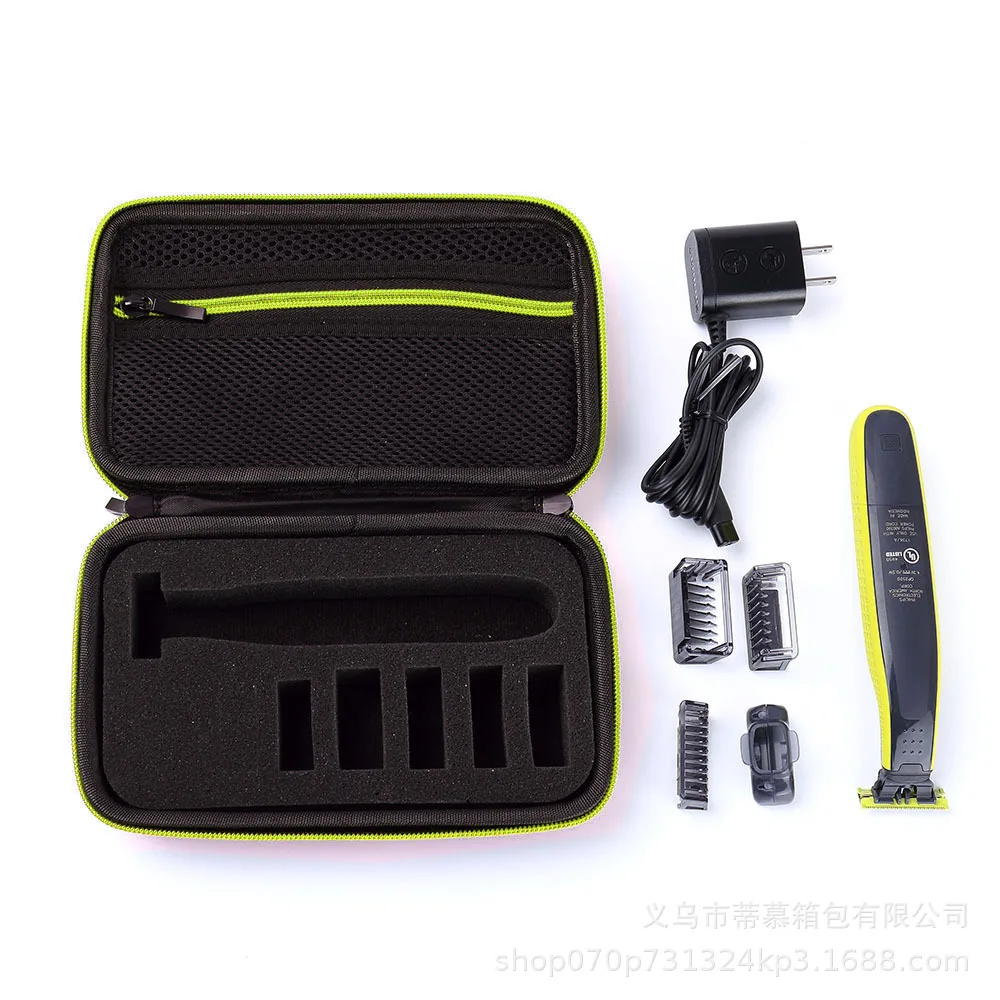 Portable Shaver Case OneBlade Trimmer and Accessories EVA Travel Bag Zipper Storage Pack Box Pro QP150/QP6520/QP6510 A6HB
Portable Shaver Case OneBlade Trimmer and Accessories EVA Travel Bag Zipper Storage Pack Box Pro QP150/QP6520/QP6510 A6HB