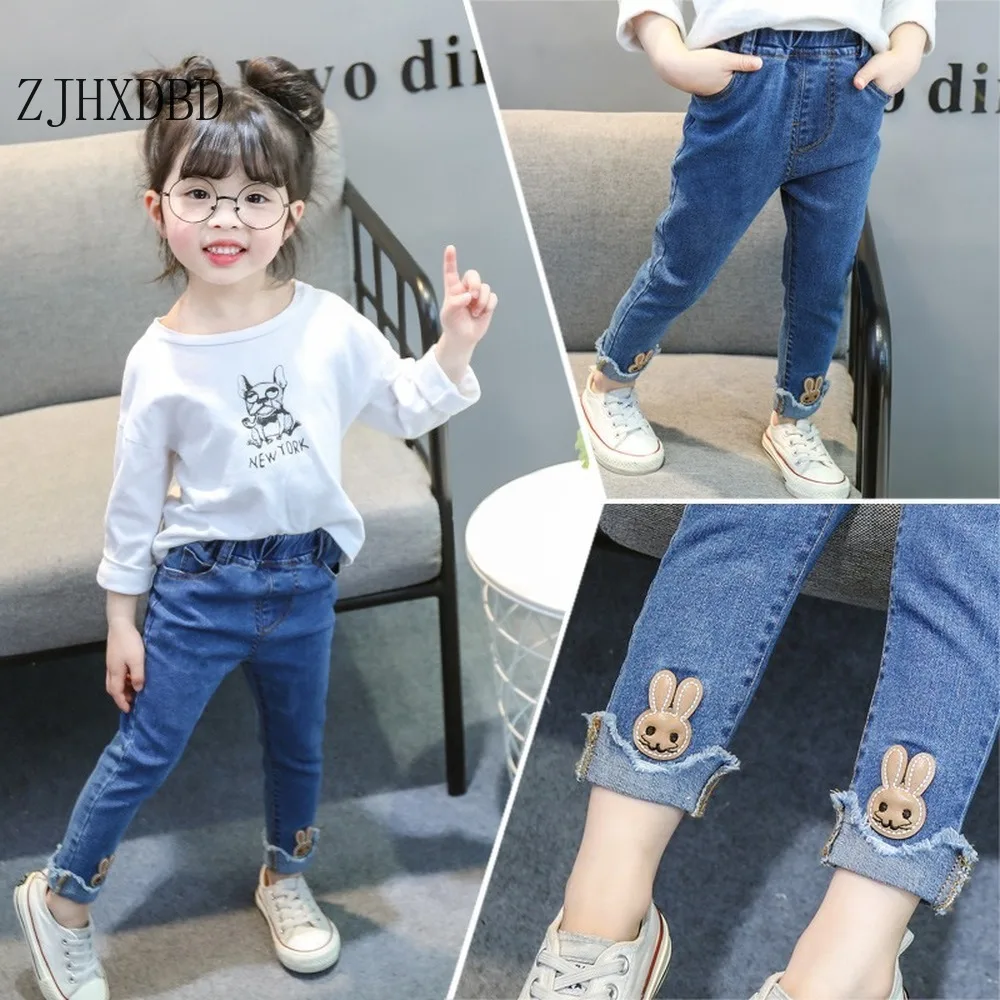 Children's Wear Girls Denim Character Jeans 2020 Spring Autumn Cute Wild Small and Medium-sized Children's Rabbit Jeans Trousers
Children's Wear Girls Denim Character Jeans 2020 Spring Autumn Cute Wild Small and Medium-sized Children's Rabbit Jeans Trousers