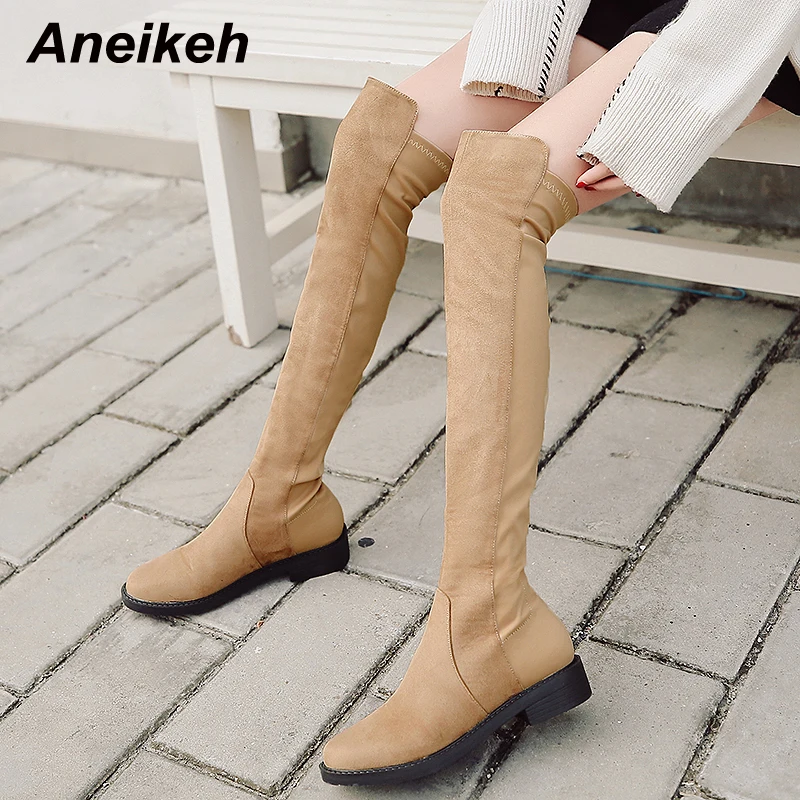 Aneikeh 2021Spring/Autumn NEW Fashion Sexy Flock Sewing Round Head Square Heels Women Chelsea Boots Solid Slip-On Shoes Party 40
Aneikeh 2021Spring/Autumn NEW Fashion Sexy Flock Sewing Round Head Square Heels Women Chelsea Boots Solid Slip-On Shoes Party 40