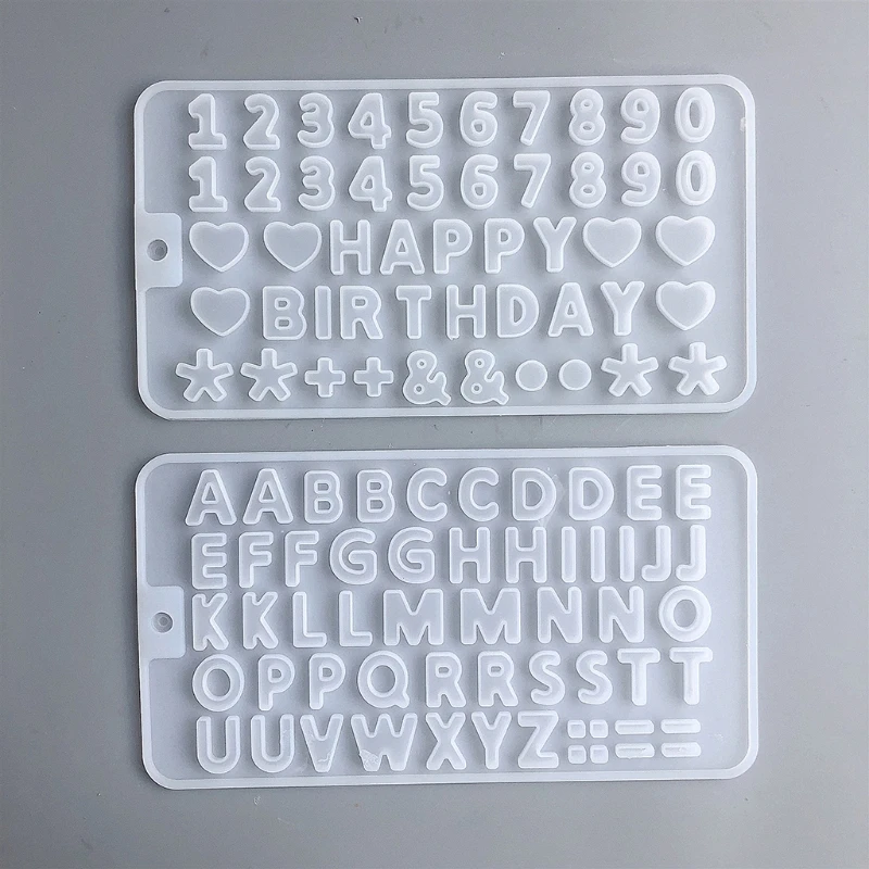 2 Pcs Alphabet Crystal Epoxy Resin Mold English Letters Number Pendant Keychain Casting Silicone Mould DIY Crafts Mold
2 Pcs Alphabet Crystal Epoxy Resin Mold English Letters Number Pendant Keychain Casting Silicone Mould DIY Crafts Mold