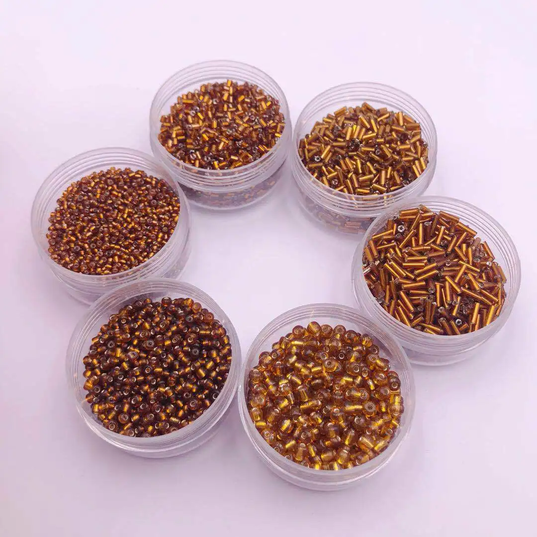 Brown Series Tube Glass Seed Beads Silver Fill Long Short Spacer Beads for Handmade Beading Jewelry Earrings Accessories 10g
Brown Series Tube Glass Seed Beads Silver Fill Long Short Spacer Beads for Handmade Beading Jewelry Earrings Accessories 10g