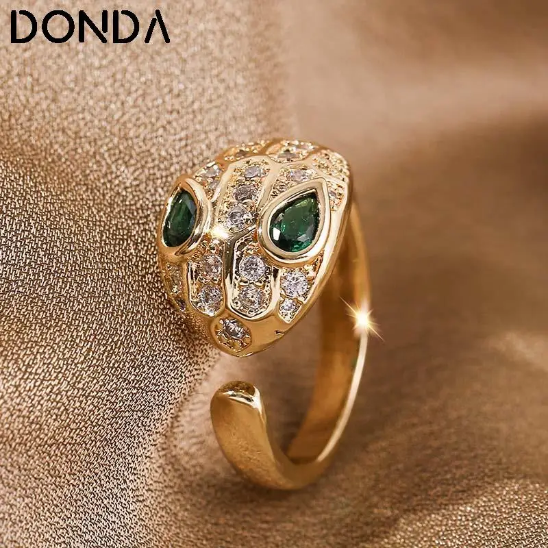 Fashion Ladies CZ Cubic Zirconia Zircon Ring Gold Color Copper Metal Adjustable Opening Animal Snake Rings For Women Girls Gifts
Fashion Ladies CZ Cubic Zirconia Zircon Ring Gold Color Copper Metal Adjustable Opening Animal Snake Rings For Women Girls Gifts