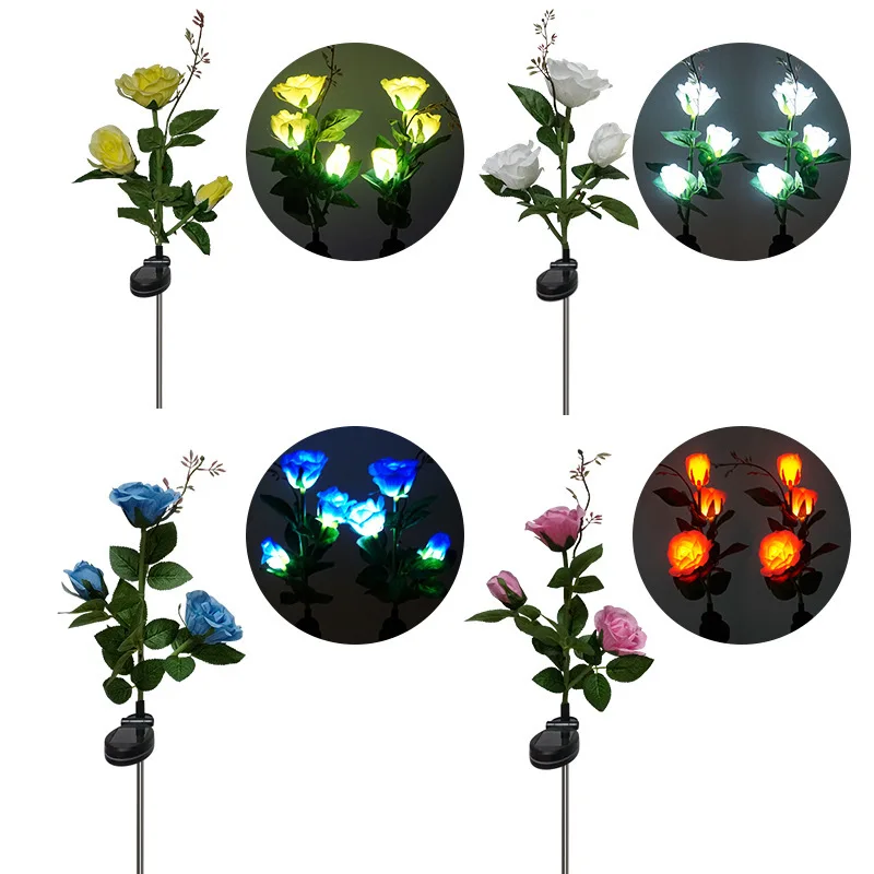 Solar Led Light Outdoor Garden Lights Waterproof Rose Flower Lawn Solar Lamp Courtyard Decoration Street Lights For Home Patio
Solar Led Light Outdoor Garden Lights Waterproof Rose Flower Lawn Solar Lamp Courtyard Decoration Street Lights For Home Patio
