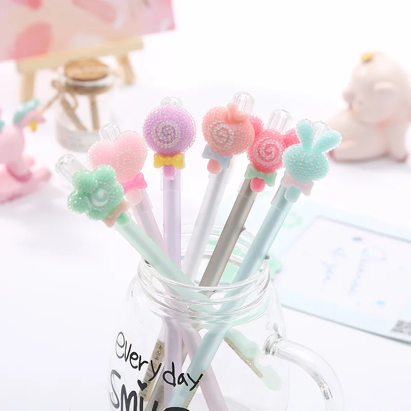 48 pcs/lot Creative Lollipop Animal Erasable Gel Pen Cute 0.5mm Signature Pens Office School Writing Supplies Promotional gift
48 pcs/lot Creative Lollipop Animal Erasable Gel Pen Cute 0.5mm Signature Pens Office School Writing Supplies Promotional gift