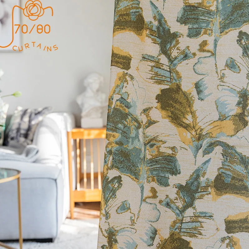 Modern Simple Curtains Natural Printing Blackout Curtains for Living Dining Room Bedroom Custom Finished Products
Modern Simple Curtains Natural Printing Blackout Curtains for Living Dining Room Bedroom Custom Finished Products