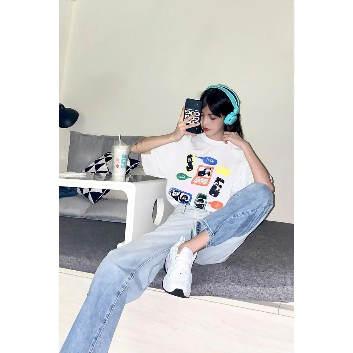 Ins retro gradient jeans women BF style spring and summer 2021 new loose and thin high waist denim straight pants [delivery
Ins retro gradient jeans women BF style spring and summer 2021 new loose and thin high waist denim straight pants [delivery