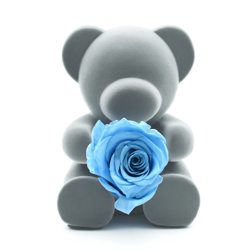 Art Ornament Rose Bear Blue Immortal Flower Valentine's Day Gift Art Craft Gift Wedding Flower
Art Ornament Rose Bear Blue Immortal Flower Valentine's Day Gift Art Craft Gift Wedding Flower