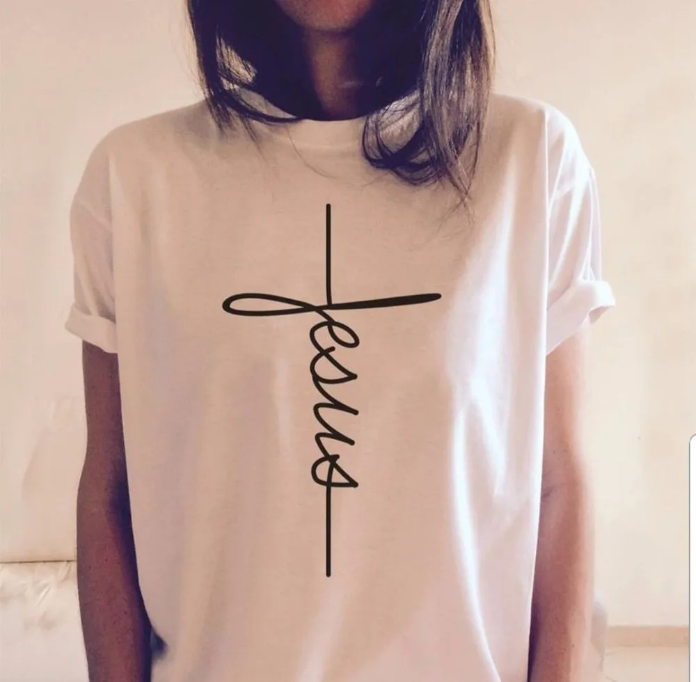 Fashion Grunge Tumblr Tees Christian Summer Pray Faith Tops Aesthetic Art T Shirt Cross Letter Print T-shirt Women
Fashion Grunge Tumblr Tees Christian Summer Pray Faith Tops Aesthetic Art T Shirt Cross Letter Print T-shirt Women
