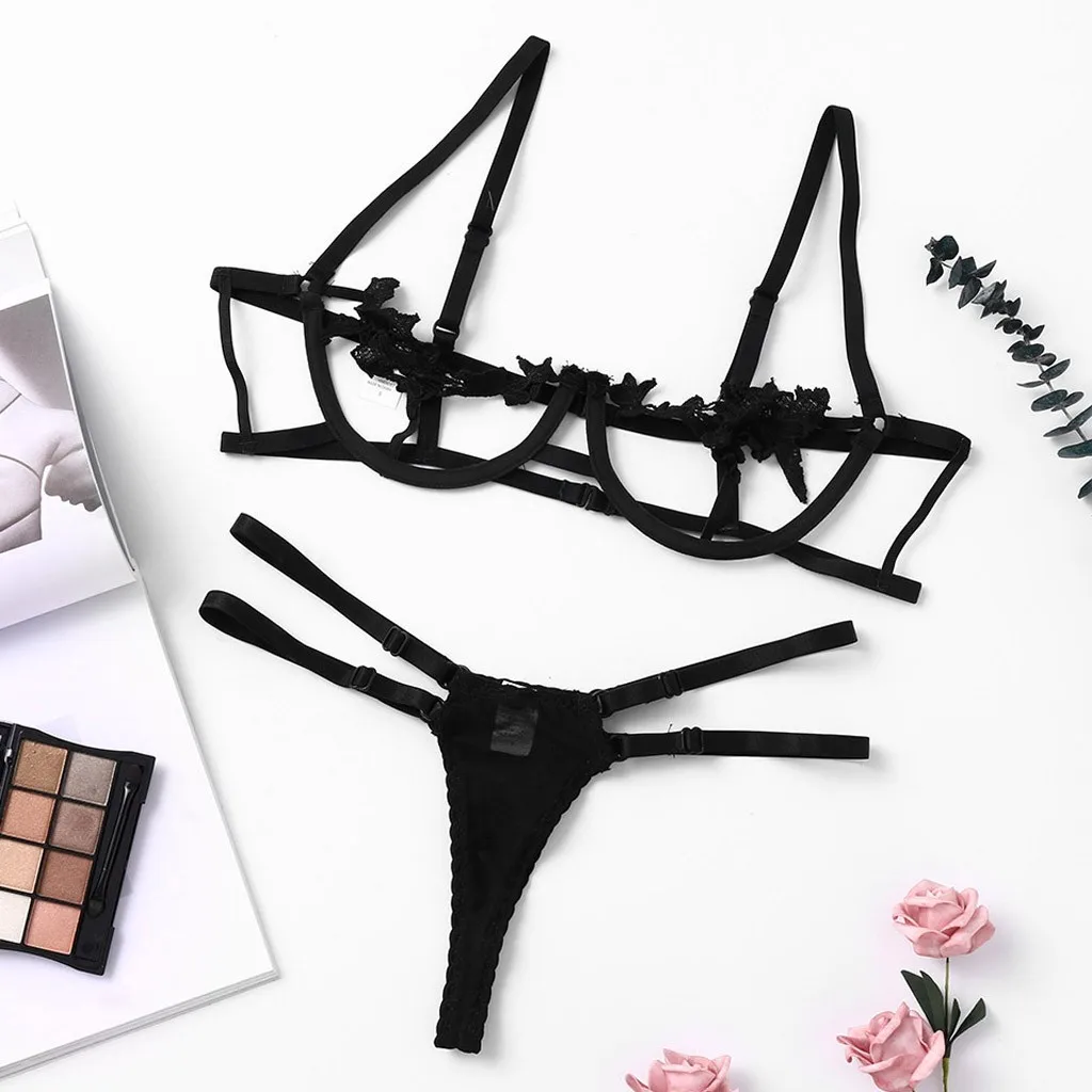 45@ Sexy Lingerie Lace Babydoll Open Bra Underwear New Women Lace Appliques Underwire Bra Lingerie Set Hollow Lingerie Sleepwear
45@ Sexy Lingerie Lace Babydoll Open Bra Underwear New Women Lace Appliques Underwire Bra Lingerie Set Hollow Lingerie Sleepwear