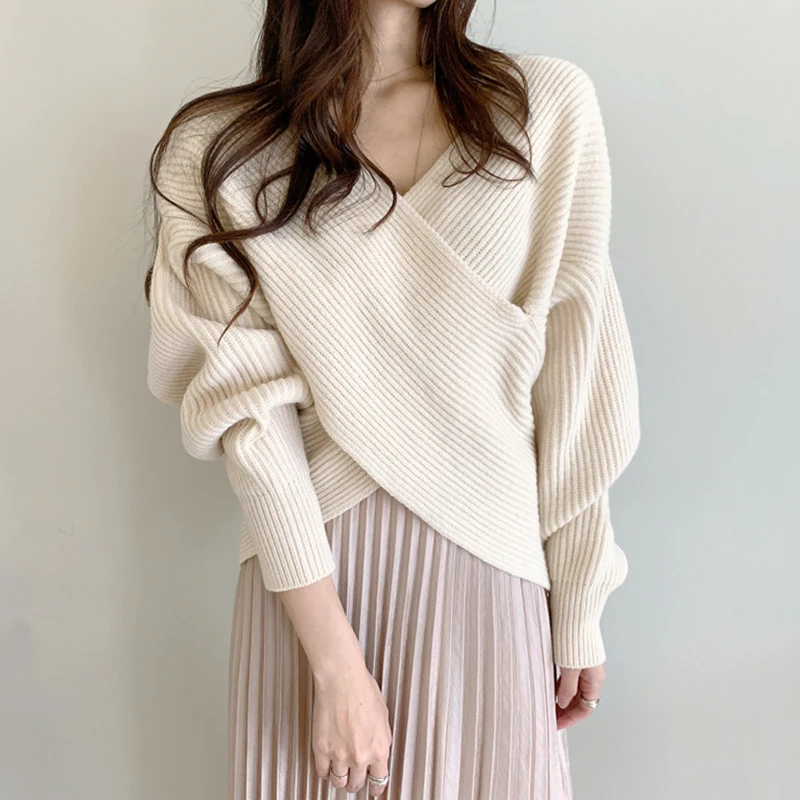Thick Loose Pullover 2020 Knitted d Sweater Women Jumper Loose Korean Elegant Solid Vintage Cute Autumn Winter
Thick Loose Pullover 2020 Knitted d Sweater Women Jumper Loose Korean Elegant Solid Vintage Cute Autumn Winter