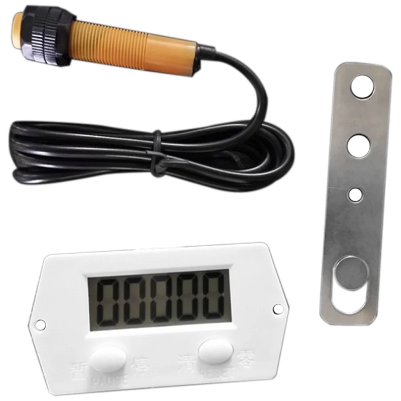 LCD Digital 0-99999 Counter 5 Digit Plus UP Gauge + Proximity Switch Sensor with Magnetic
LCD Digital 0-99999 Counter 5 Digit Plus UP Gauge + Proximity Switch Sensor with Magnetic