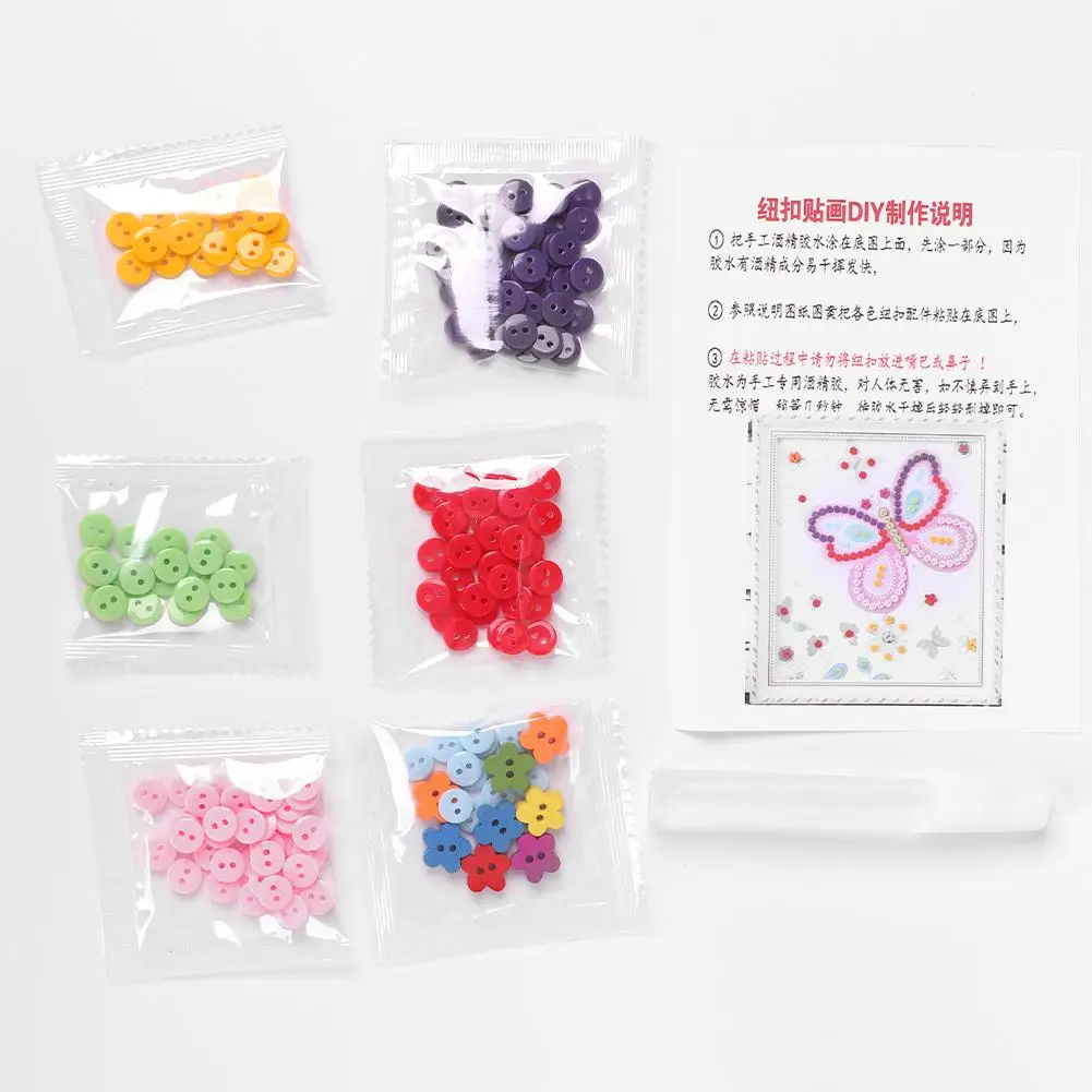 Animal Children DIY Handmade Button Painting Sticker Pictures Drawing Board
Animal Children DIY Handmade Button Painting Sticker Pictures Drawing Board