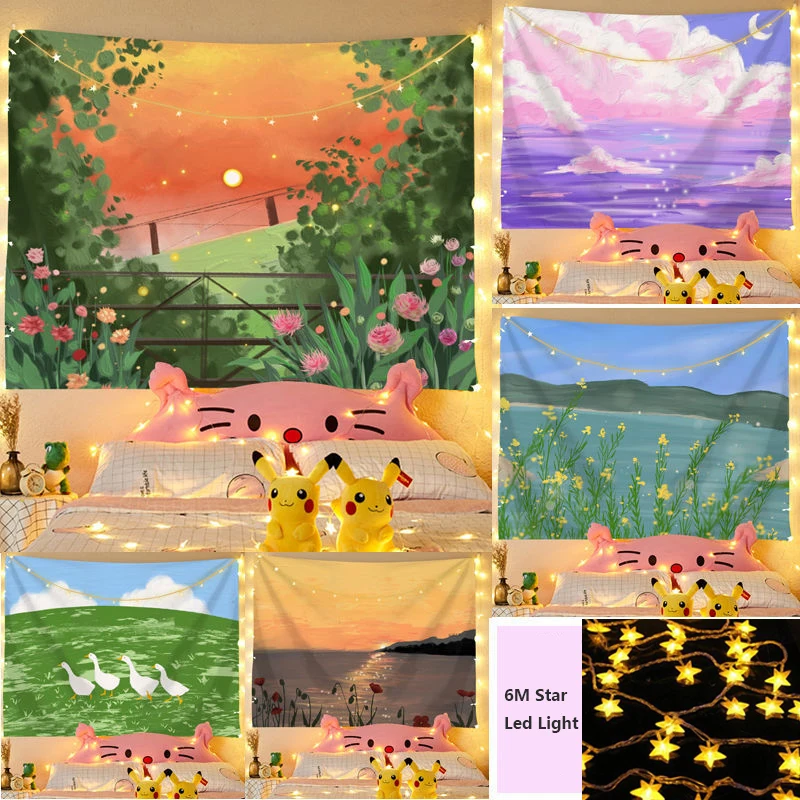 Светодиодный цветочный настенный гобелен, Подвесной Настенный декор для спальни, подвесная ткань, картина, гобелен, красный фон 
Светодиодный цветочный настенный гобелен, Подвесной Настенный декор для спальни, подвесная ткань, картина, гобелен, красный фон