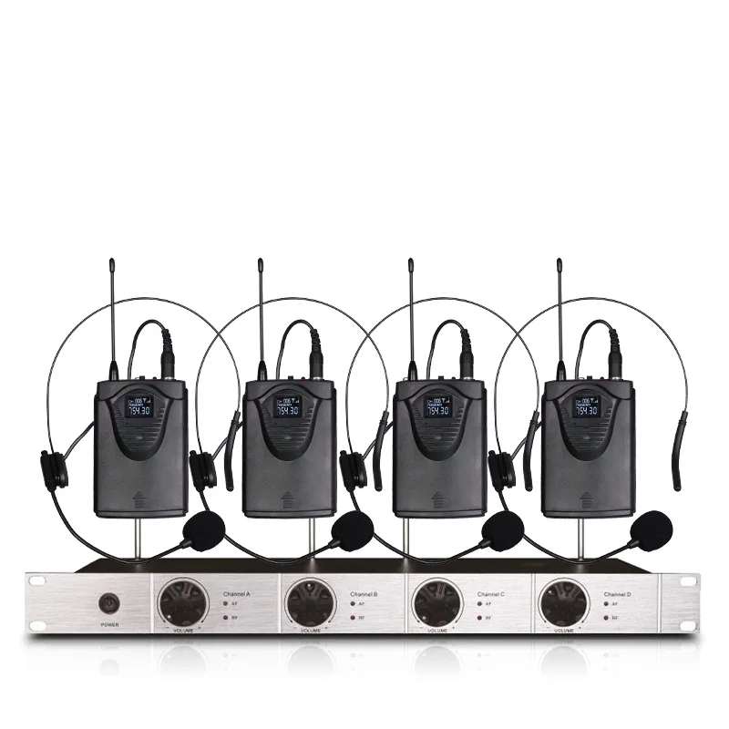 Профессиональная беспроводная система с микрофоном VHF, 4 гарнитуры, микрофон для сцены, микрофон для конференц-связи, беспроводной микрофон
Профессиональная беспроводная система с микрофоном VHF, 4 гарнитуры, микрофон для сцены, микрофон для конференц-связи, беспроводной микрофон