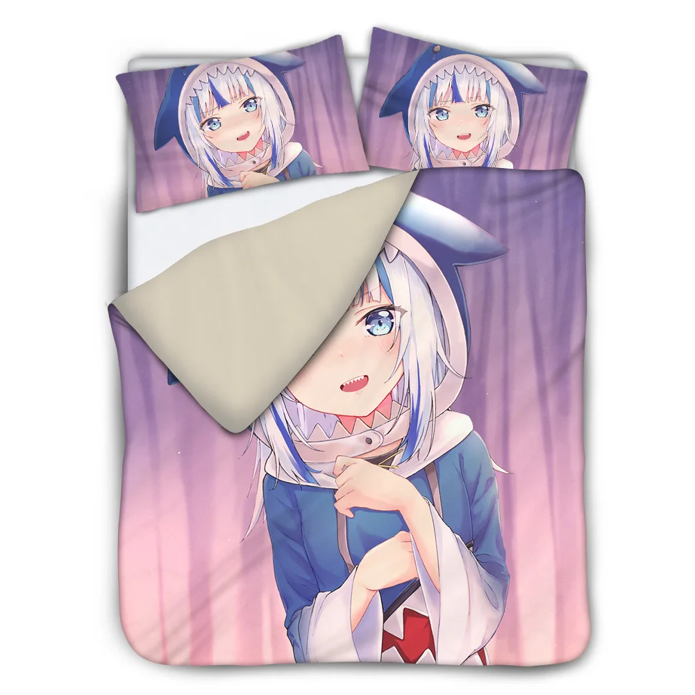 Пододеяльник DARMIAN Gawrgura Gawrt Hololive с аниме-рисунком, наборы наволочек, постельное белье, украшение для спальни, мягкое постельное белье 3 шт./ком... 
Пододеяльник DARMIAN Gawrgura Gawrt Hololive с аниме-рисунком, наборы наволочек, постельное белье, украшение для спальни, мягкое постельное белье 3 шт./ком...