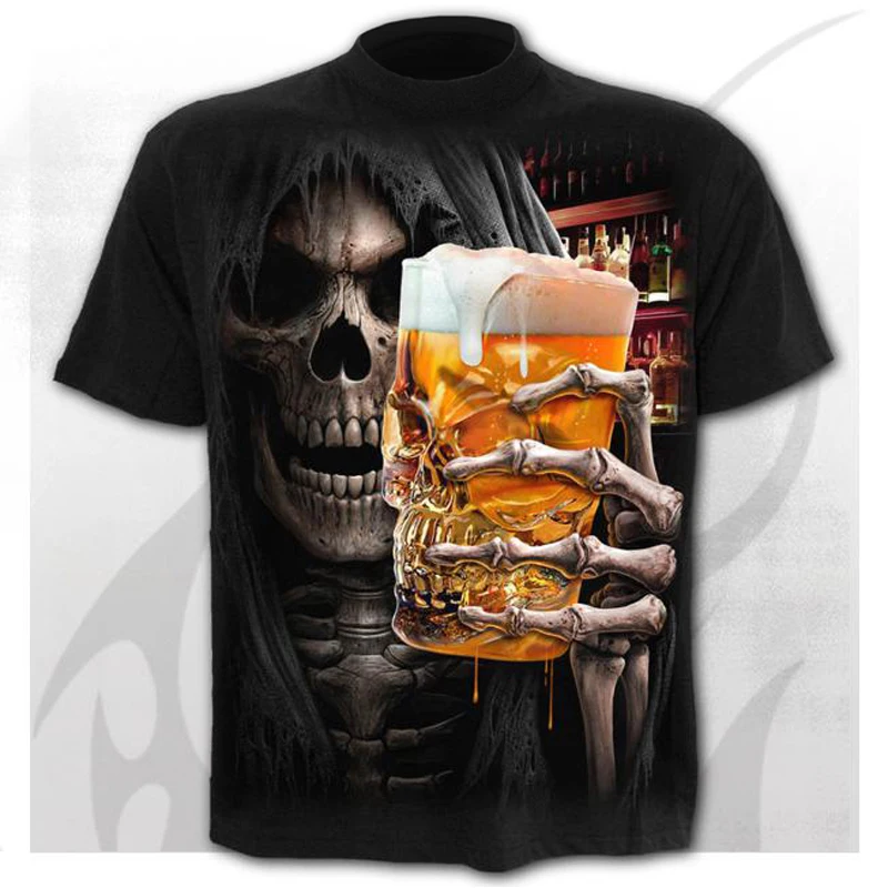 Summer new 3d printed T-shirt with scary skulls Fashionable casual breathable Summer O-neck sports short-sleeved boys and oversi
Summer new 3d printed T-shirt with scary skulls Fashionable casual breathable Summer O-neck sports short-sleeved boys and oversi