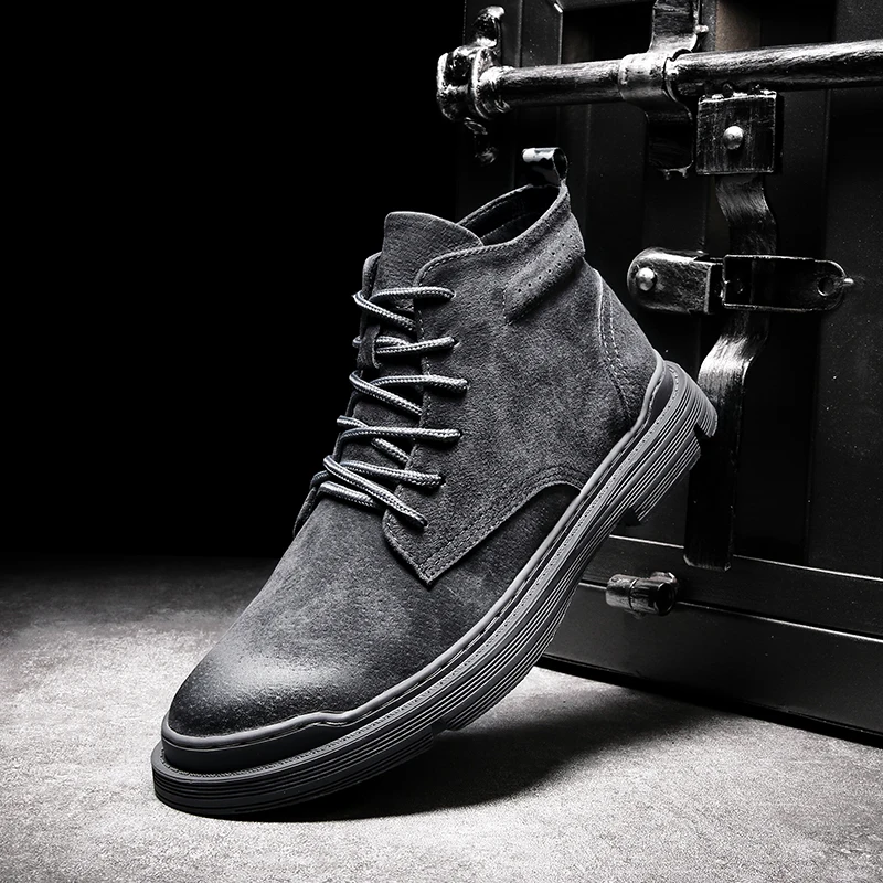 Mens Shoes Suede Leather Casual Shoes Autumn Winter Men's Boots Warm Outdoor Boots Motorcycle Boots Male Lace-up Fur Ankle Boots
Mens Shoes Suede Leather Casual Shoes Autumn Winter Men's Boots Warm Outdoor Boots Motorcycle Boots Male Lace-up Fur Ankle Boots