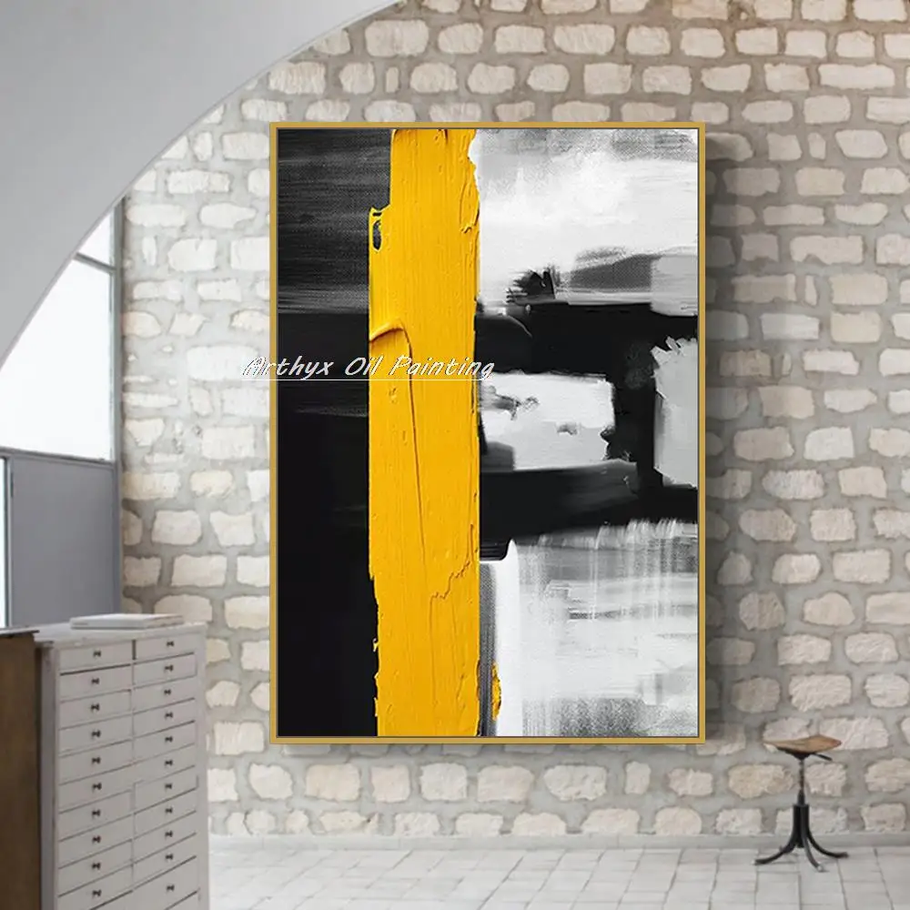 Arthyx Hand Painted Abstract Knife Oil Paintings On Canvas Large Size Modern Wall Art Pictures For Living Room Home Office Decor
Arthyx Hand Painted Abstract Knife Oil Paintings On Canvas Large Size Modern Wall Art Pictures For Living Room Home Office Decor