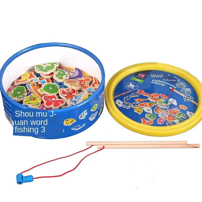 Barreled Scene Double Rod Marine Fishing Alphabet Fish Early Education Children Educational Toys Fish Frog Toys for Children 
Barreled Scene Double Rod Marine Fishing Alphabet Fish Early Education Children Educational Toys Fish Frog Toys for Children