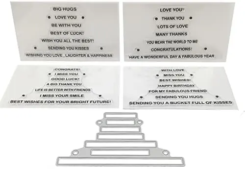 Alinacutle CLEAR STAMPS with Die Cut Stripe Sentiment Stamp Tag Banner Scrapbooking Card Album Paper Craft Silicon Stamps
Alinacutle CLEAR STAMPS with Die Cut Stripe Sentiment Stamp Tag Banner Scrapbooking Card Album Paper Craft Silicon Stamps